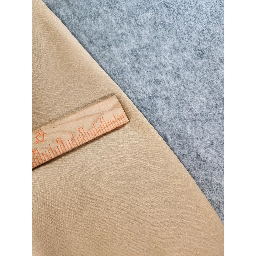 Vintage Studio One By Campus Overcoat 42 Faux Fur Beige‎ Long Sleeve Button 70s